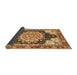 Sideview of Geometric Brown Traditional Rug, abs3276brn