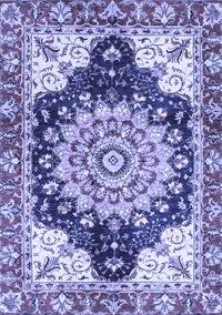 Geometric Blue Traditional Rug, abs3276blu