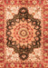 Geometric Orange Traditional Rug, abs3276org