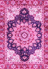 Geometric Pink Traditional Rug, abs3276pnk