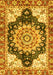 Geometric Yellow Traditional Rug, abs3276yw