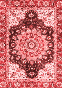 Geometric Red Traditional Rug, abs3276red