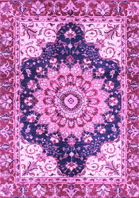 Geometric Purple Traditional Rug, abs3276pur