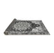 Sideview of Geometric Gray Traditional Rug, abs3276gry