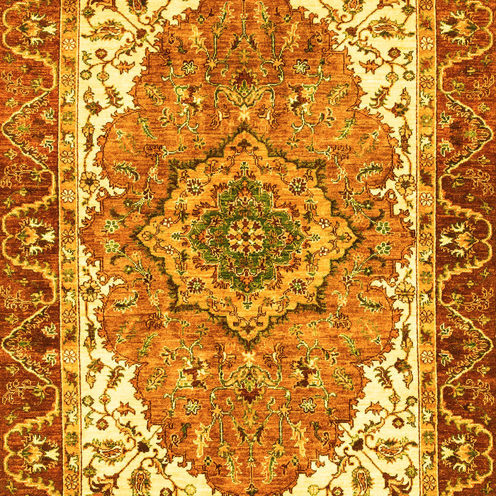 Machine Washable Persian Yellow Traditional Rug, wshabs3277yw