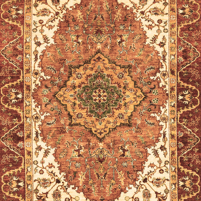 Machine Washable Persian Brown Traditional Rug, wshabs3277brn