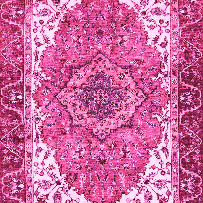 Machine Washable Persian Pink Traditional Rug, wshabs3277pnk