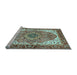 Sideview of Machine Washable Persian Light Blue Traditional Rug, wshabs3277lblu