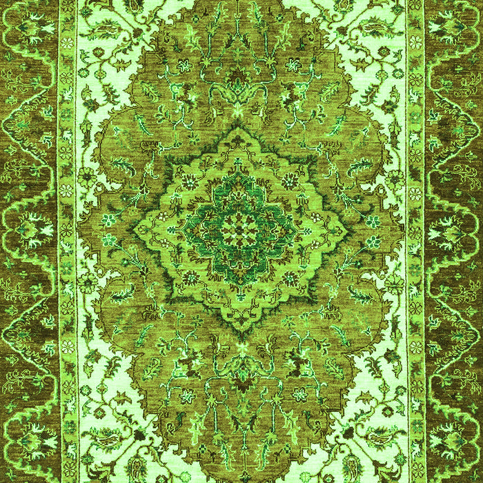 Machine Washable Persian Green Traditional Area Rugs, wshabs3277grn