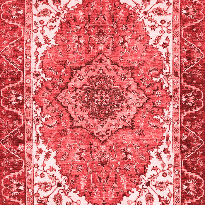 Machine Washable Persian Red Traditional Rug, wshabs3277red