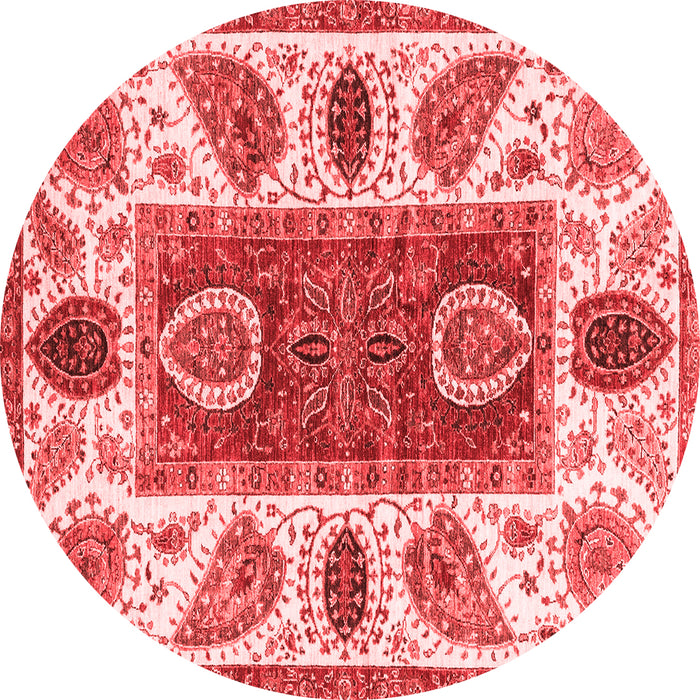 Abstract Red Modern Rug, abs3278red