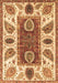 Machine Washable Abstract Brown Modern Rug, wshabs3278brn