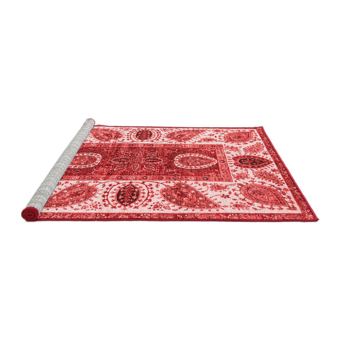 Modern Red Washable Rugs