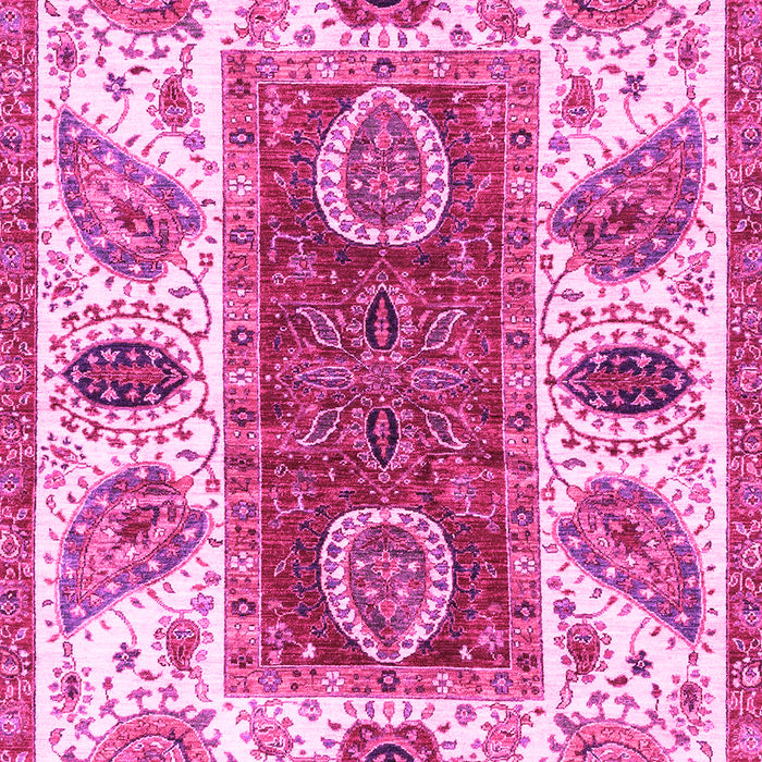 Machine Washable Abstract Pink Modern Rug, wshabs3278pnk