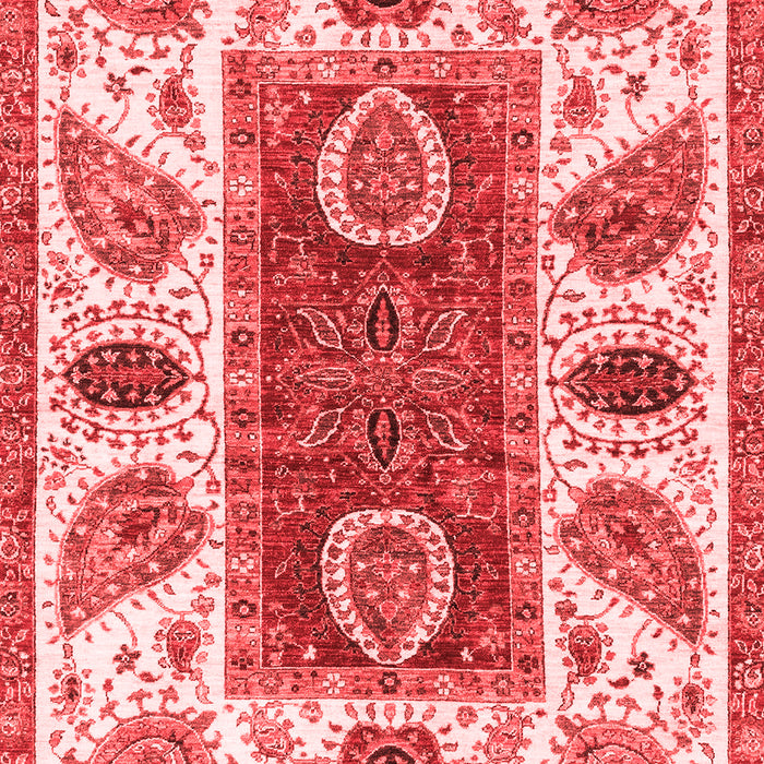 Machine Washable Abstract Red Modern Rug, wshabs3278red