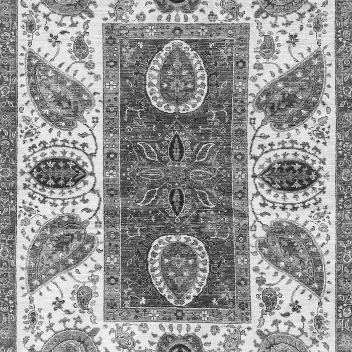 Machine Washable Abstract Gray Modern Rug, wshabs3278gry