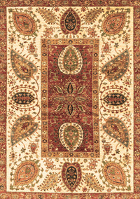 Abstract Brown Modern Rug, abs3278brn