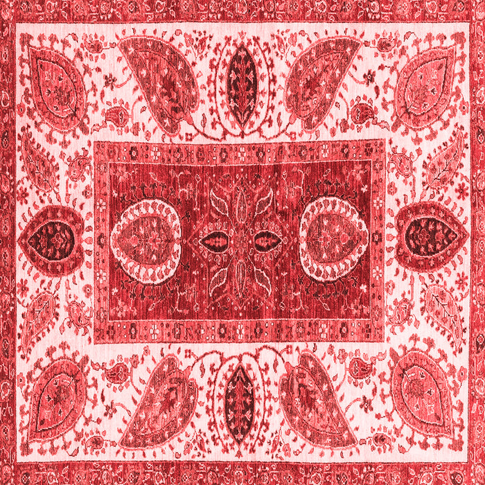 Machine Washable Abstract Red Modern Rug, wshabs3278red