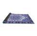 Sideview of Abstract Blue Modern Rug, abs3279blu