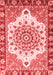 Abstract Red Modern Area Rugs