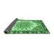 Sideview of Abstract Emerald Green Modern Rug, abs3279emgrn