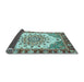 Sideview of Abstract Light Blue Modern Rug, abs3279lblu