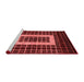 Modern Red Washable Rugs