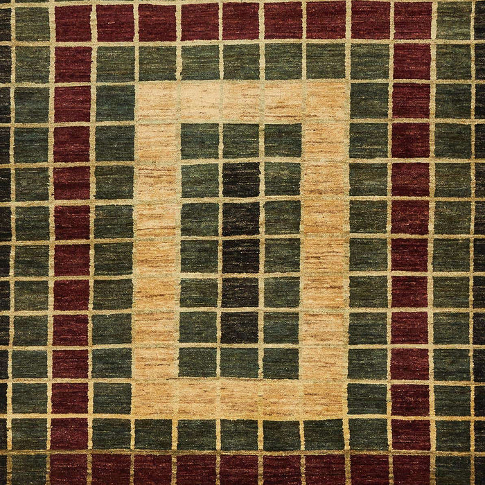 Machine Washable Abstract Night Red Rug, wshabs327