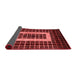 Abstract Red Modern Area Rugs