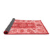 Abstract Red Modern Area Rugs