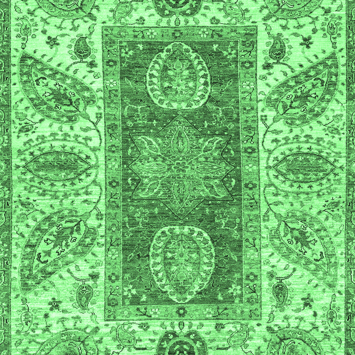 Machine Washable Abstract Emerald Green Modern Area Rugs, wshabs3280emgrn
