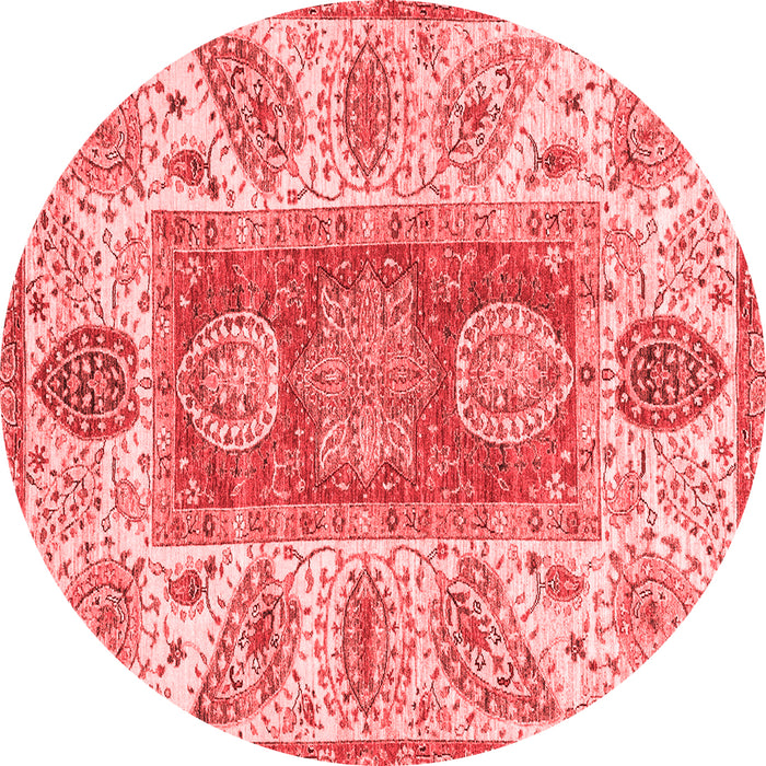 Machine Washable Abstract Red Modern Rug, wshabs3280red