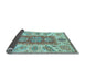 Sideview of Abstract Light Blue Modern Rug, abs3280lblu