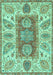 Abstract Turquoise Modern Rug, abs3280turq