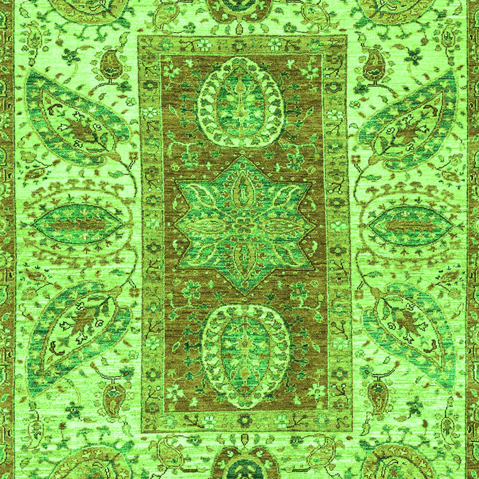 Machine Washable Abstract Green Modern Area Rugs, wshabs3280grn