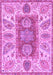 Machine Washable Abstract Purple Modern Area Rugs, wshabs3280pur