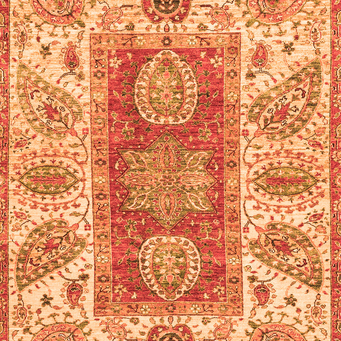 Abstract Orange Modern Rug, abs3280org