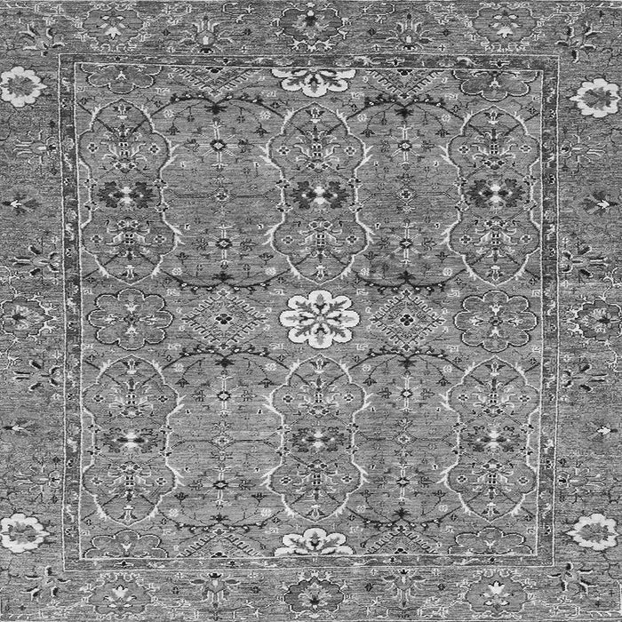Square Machine Washable Abstract Gray Modern Rug, wshabs3281gry