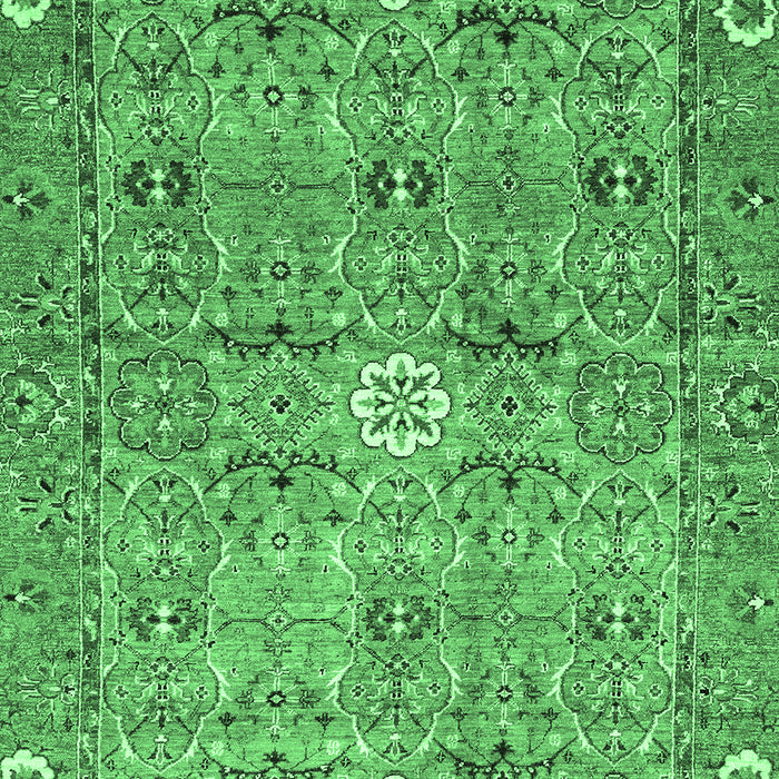 Abstract Emerald Green Modern Rug, abs3281emgrn
