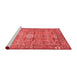 Modern Red Washable Rugs