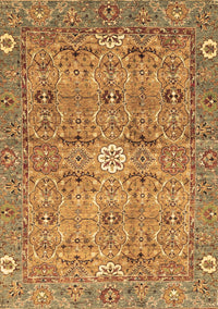 Abstract Brown Modern Rug, abs3281brn