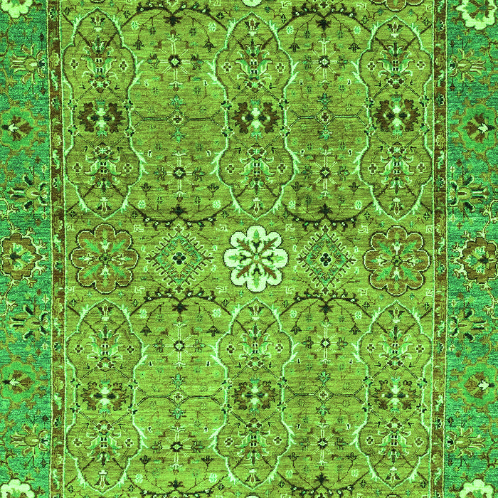 Abstract Green Modern Rug, abs3281grn