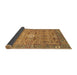 Sideview of Abstract Brown Modern Rug, abs3281brn