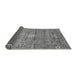 Sideview of Abstract Gray Modern Rug, abs3281gry