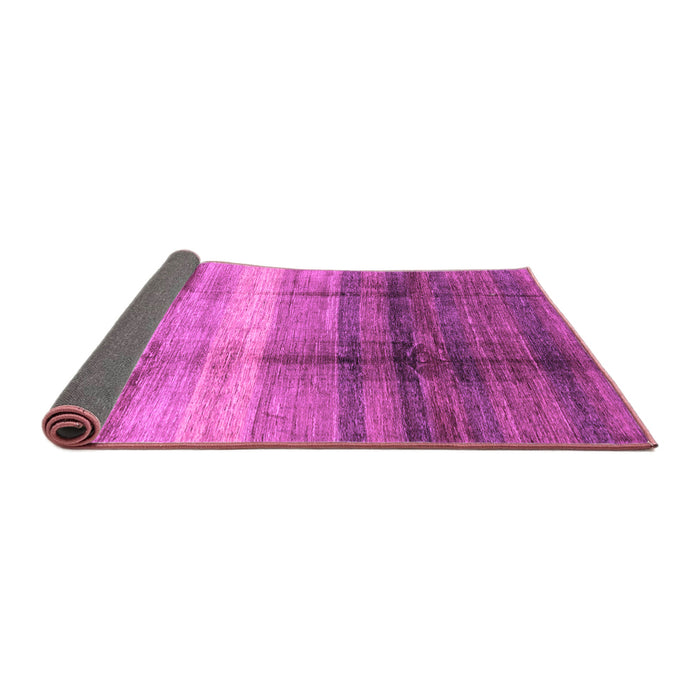 Sideview of Abstract Purple Modern Rug, abs3282pur