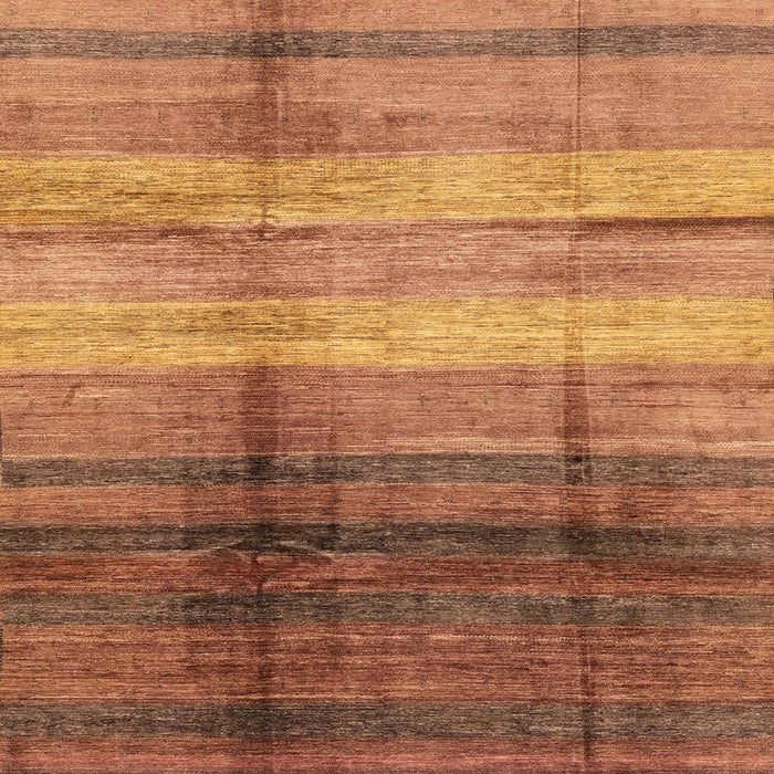 Square Abstract Orange Modern Rug, abs3282