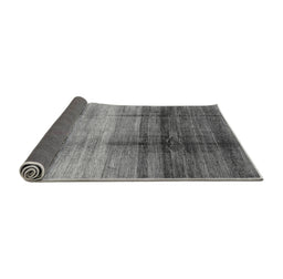 Sideview of Abstract Gray Modern Rug, abs3282gry