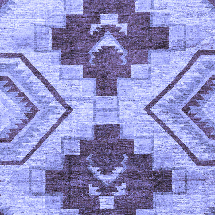 Machine Washable Abstract Blue Modern Rug, wshabs3283blu