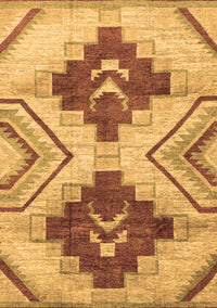 Abstract Brown Modern Rug, abs3283brn