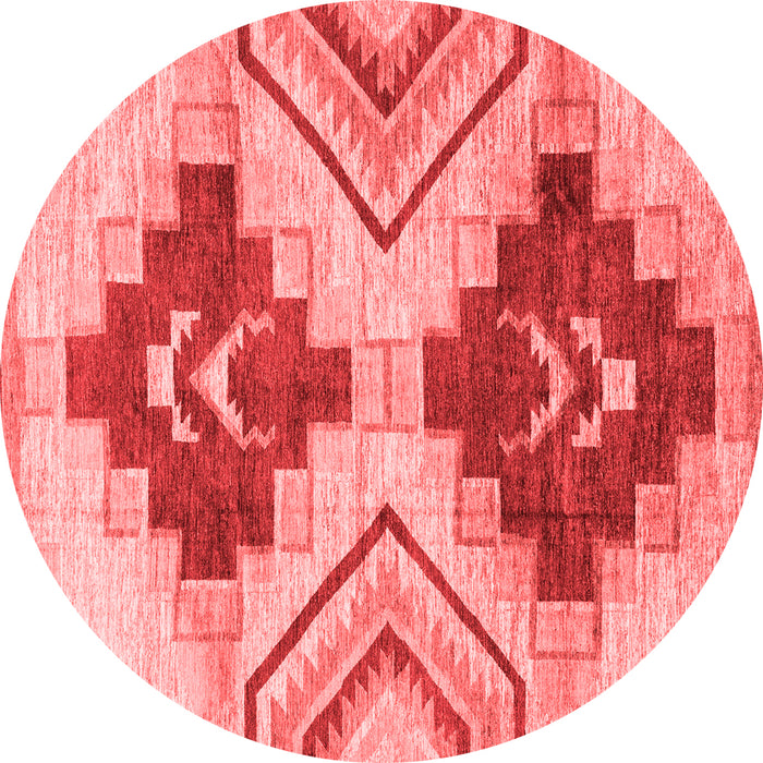 Machine Washable Abstract Red Modern Rug, wshabs3283red